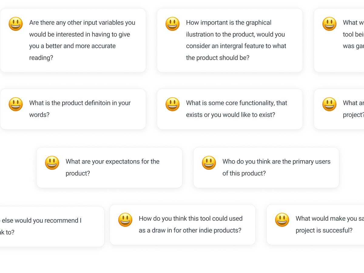 Interview questions — stakeholders