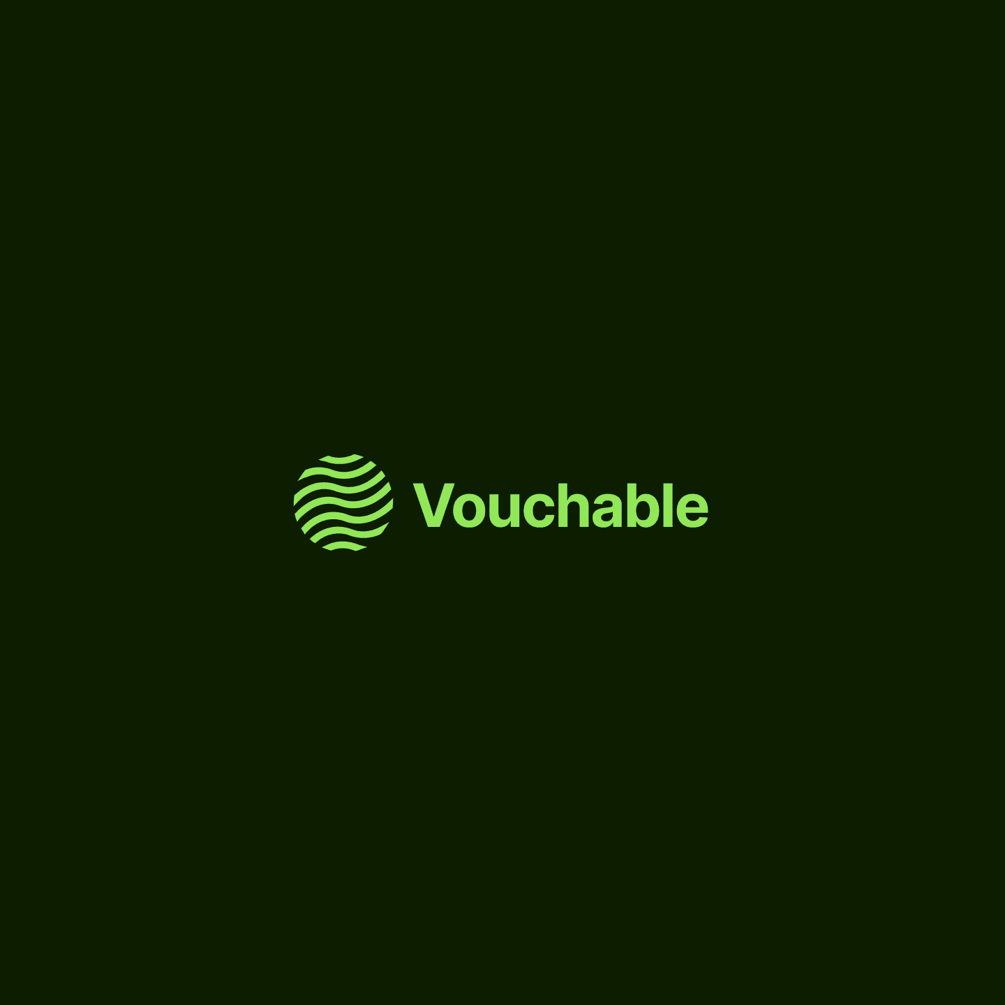 Vouchable wordmark and verified shield mark — brand specimen